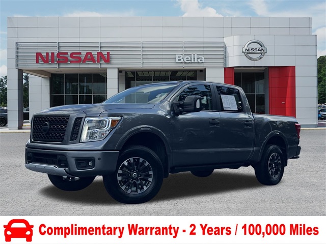 2018 Gun Metallic Nissan Titan PRO-4X Truck