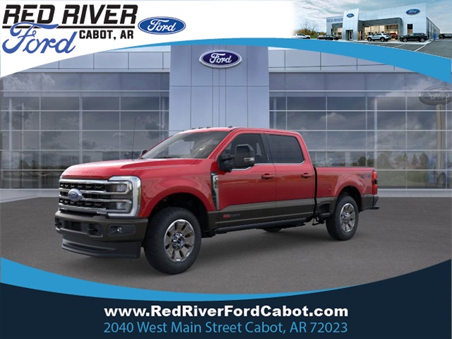 2025 Ruby Red Metallic Tinted Clearcoat Ford Super Duty F-350 SRW Truck