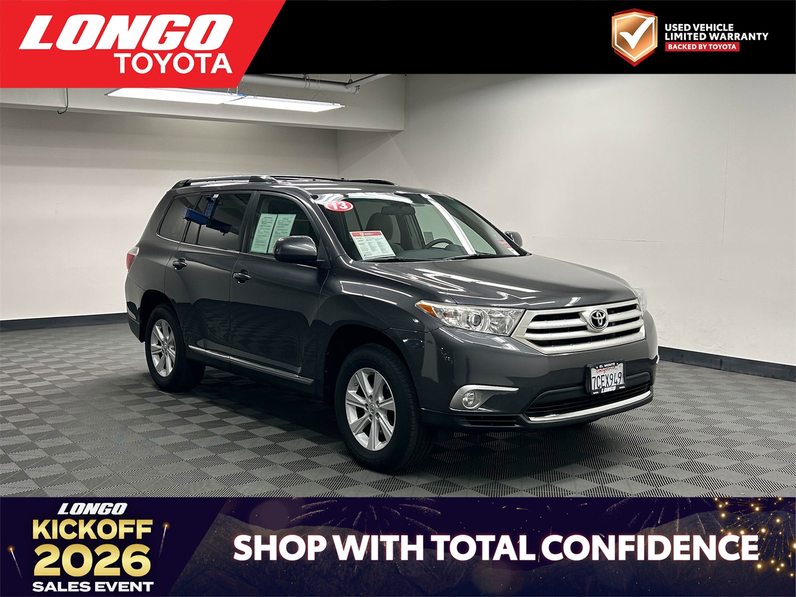 used 2013 Toyota Highlander car, priced at $14,788