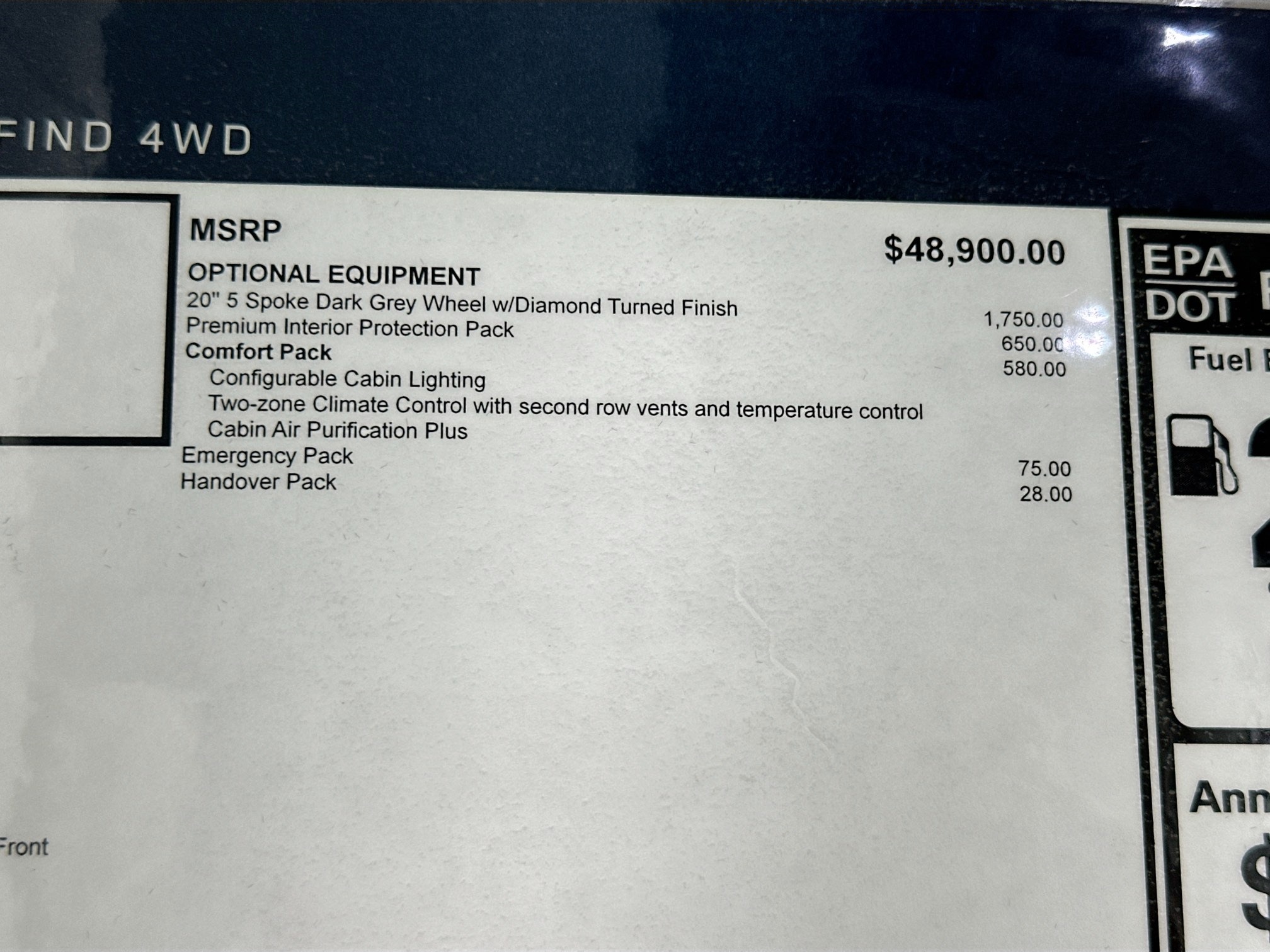 used 2025 Land Rover Discovery Sport car, priced at $53,258