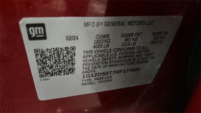 2024 Chevrolet Malibu LT FWD 2024 Chevrolet Malibu LT FWD