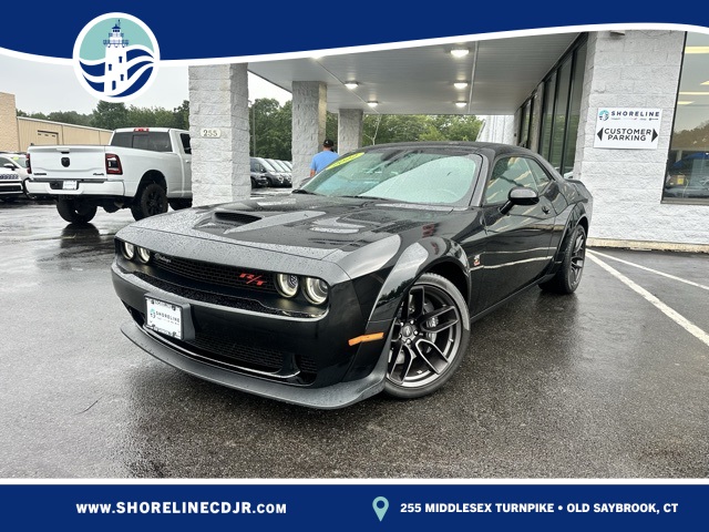 2022 Pitch Black Clearcoat Dodge Challenger R/T Scat Pack Widebody Coupe