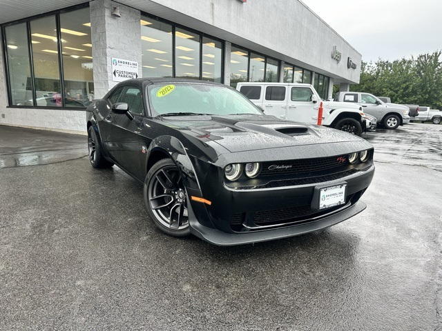 2022 Pitch Black Clearcoat Dodge Challenger R/T Scat Pack Widebody RWD Coupe