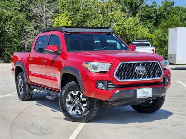2018 Red Toyota Tacoma TRD Off-Road Truck