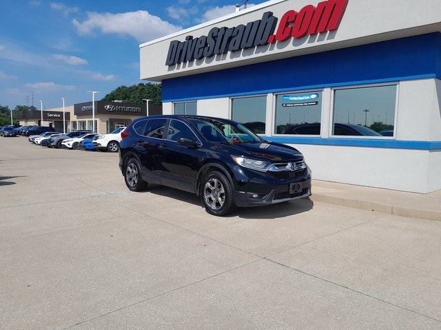 Used 2019 Honda CR-V EX with VIN 2HKRW2H59KH639582 for sale in Triadelphia, WV