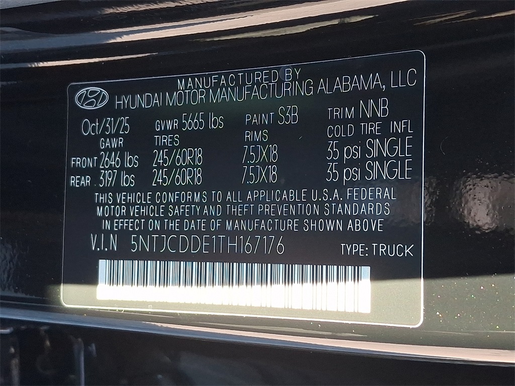 new 2026 Hyundai Santa Cruz car, priced at $37,493