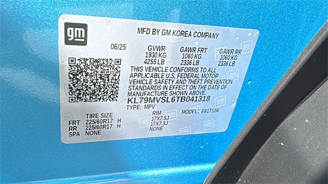 new 2026 Chevrolet TrailBlazer car, priced at $30,255