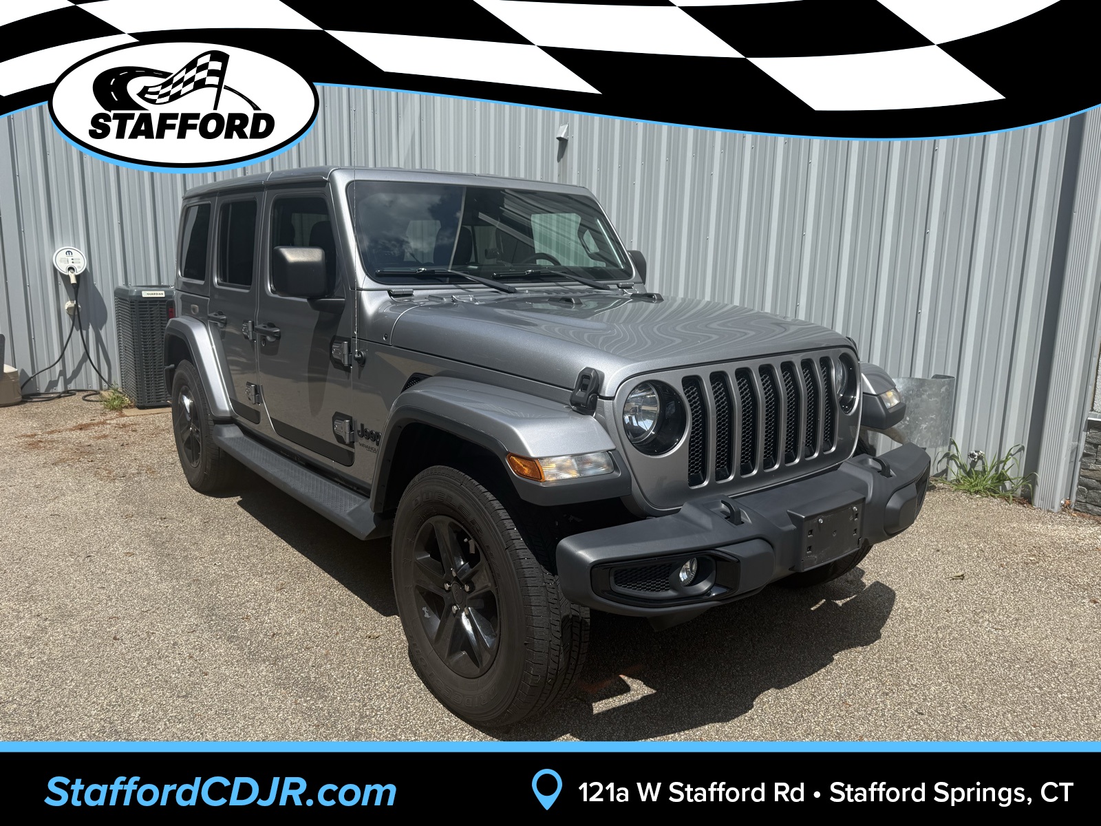 2020 Billet Silver Metallic Clearcoat Jeep Wrangler Unlimited Unlimited Sahara Altitude 4X4 SUV
