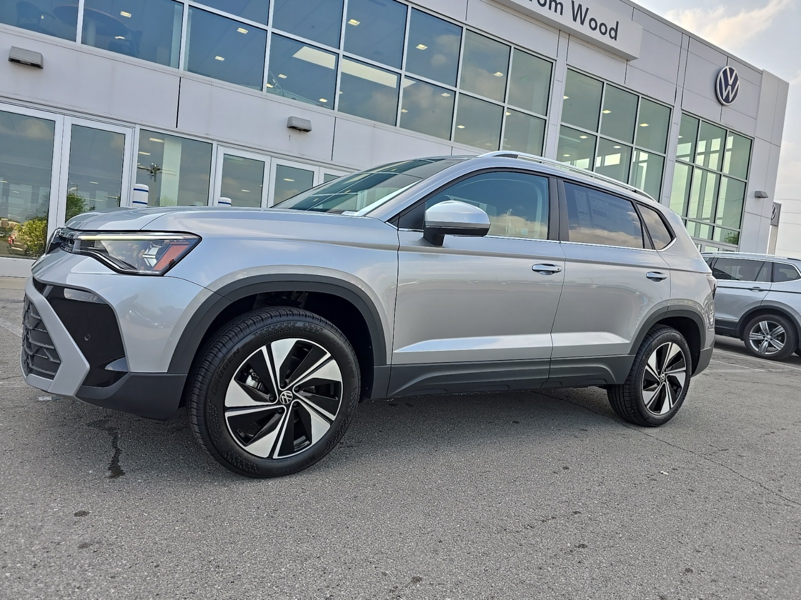 new 2025 Volkswagen Taos car, priced at $27,053