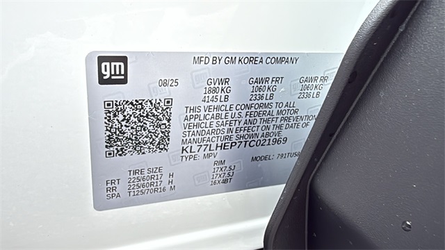 new 2026 Chevrolet Trax car, priced at $24,495