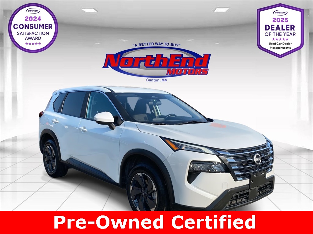 2024 Everest White Pearl Nissan Rogue SV AWD SUV