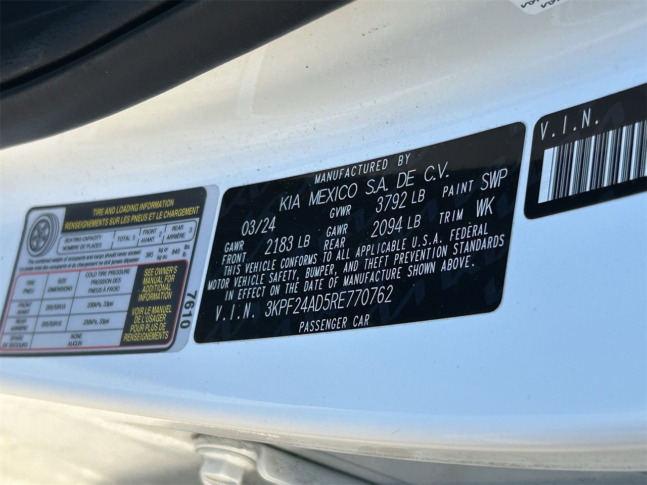 used 2024 Kia Forte car, priced at $14,497