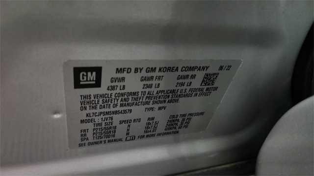 2022 Chevrolet Trax LT AWD 2022 Chevrolet Trax LT AWD