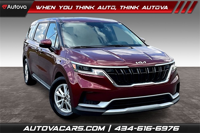 2022 Flare Red Kia Carnival LXS Van