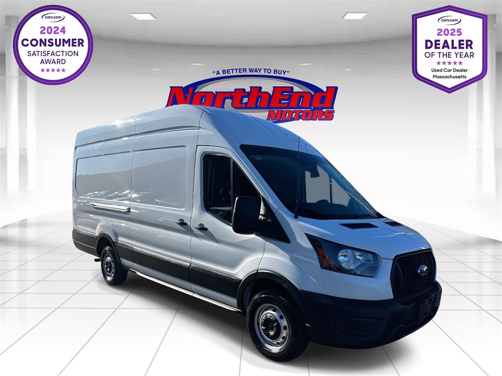2023 Oxford White Ford Transit Cargo Van Base Van