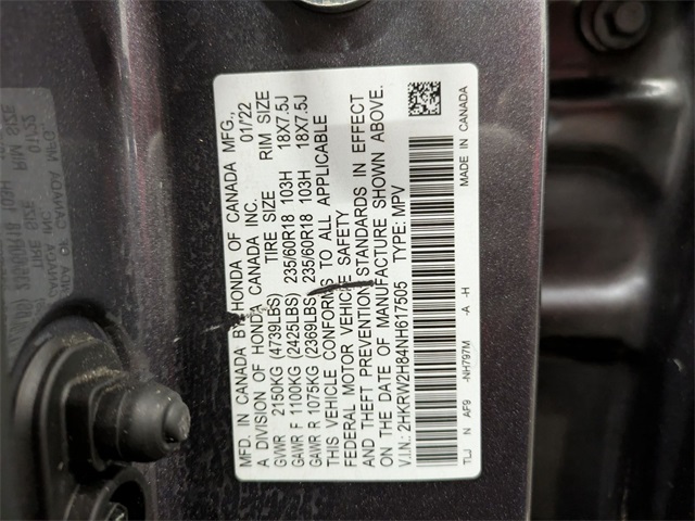 used 2022 Honda CR-V car, priced at $27,300