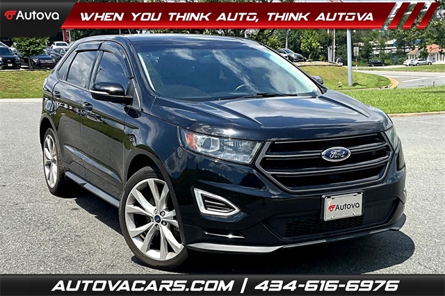 2018 Shadow Black Ford Edge Titanium SUV