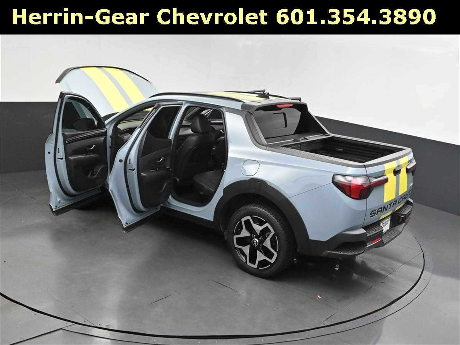 2023 Blue / Stone Hyundai Santa Cruz Limited AWD Truck