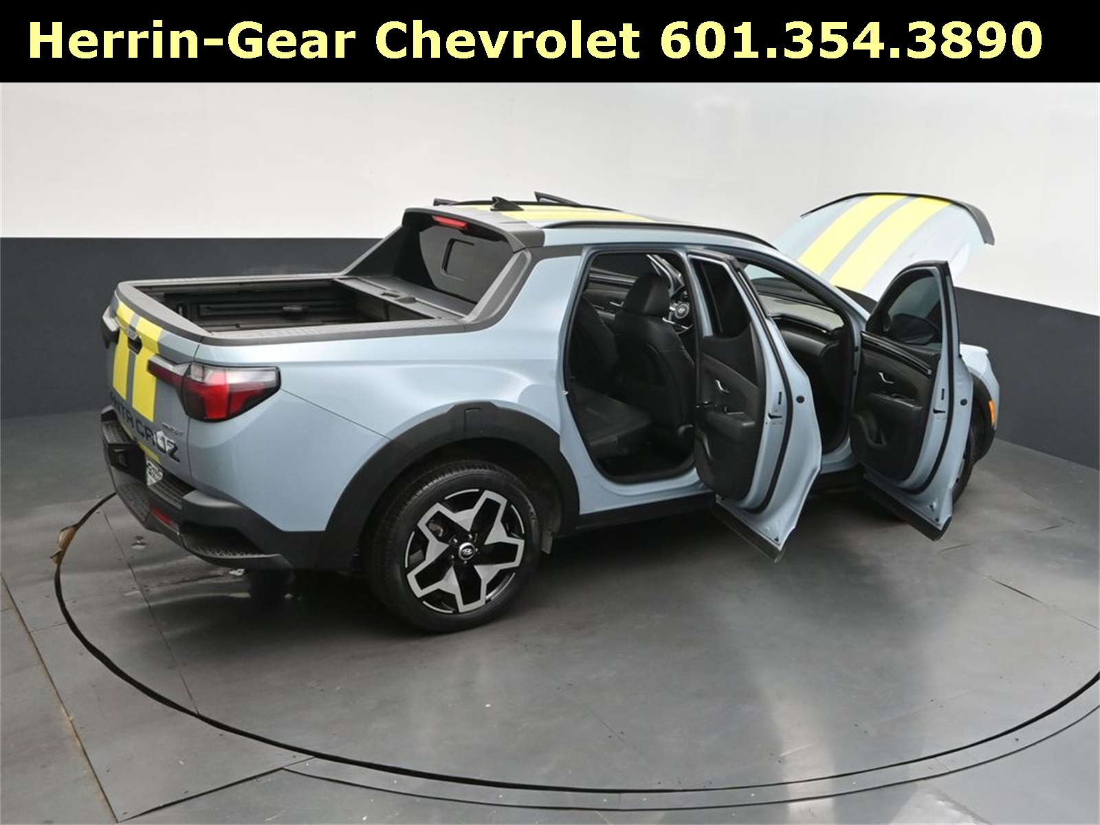 2023 Blue / Stone Hyundai Santa Cruz Limited AWD Truck