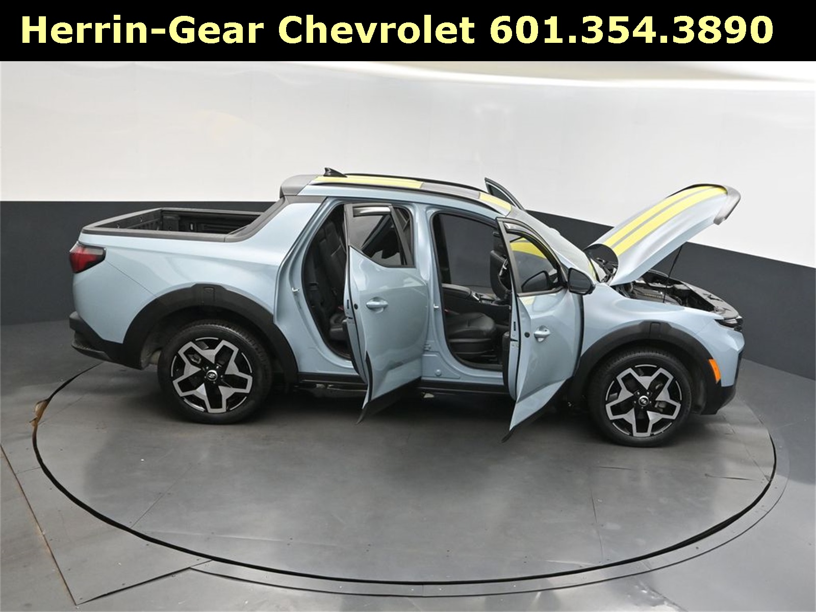 2023 Blue / Stone Hyundai Santa Cruz Limited AWD Truck