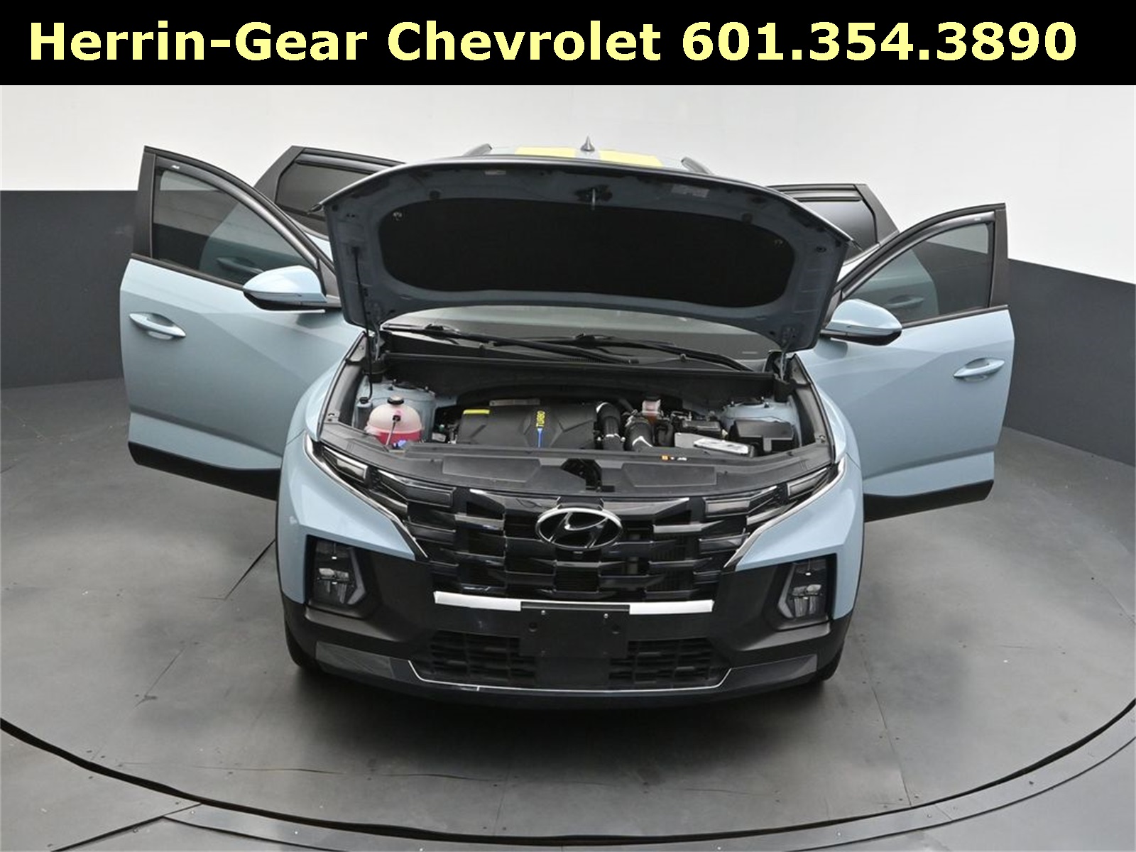2023 Blue / Stone Hyundai Santa Cruz Limited AWD Truck