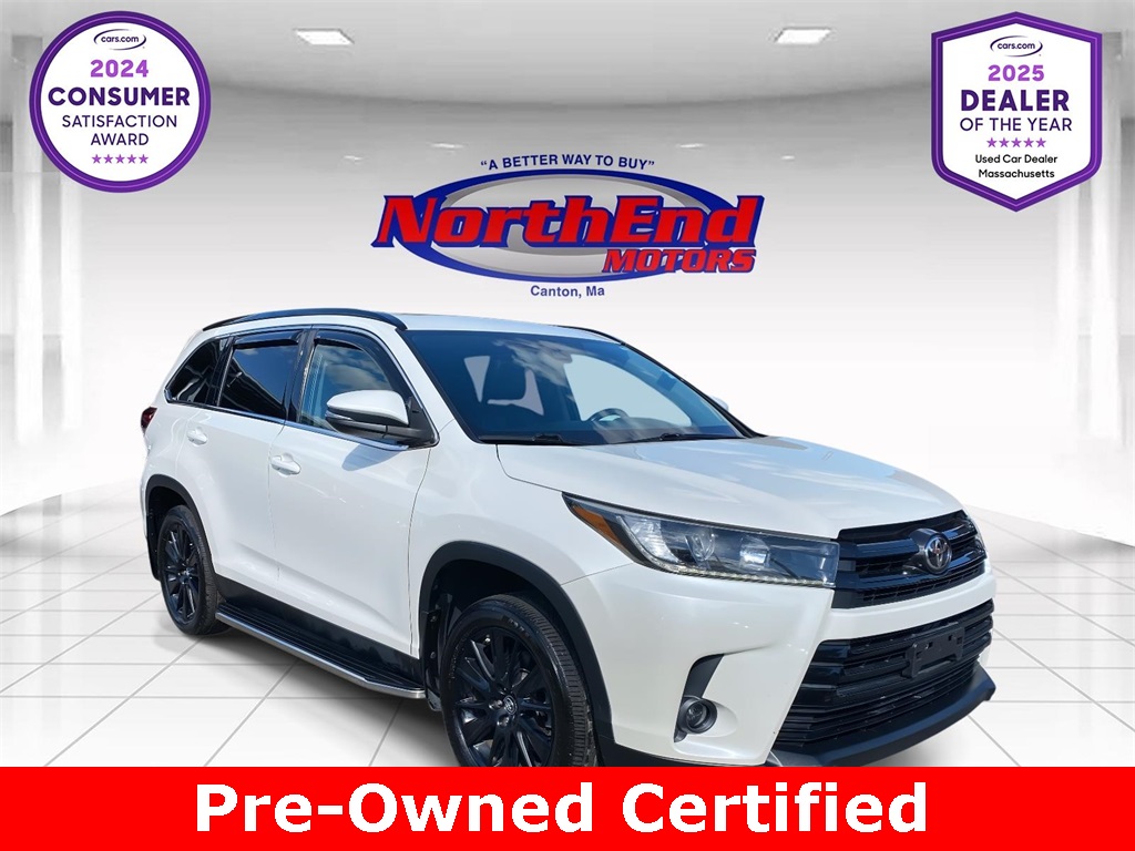 2019 Blizzard Pearl Toyota Highlander SE AWD SUV