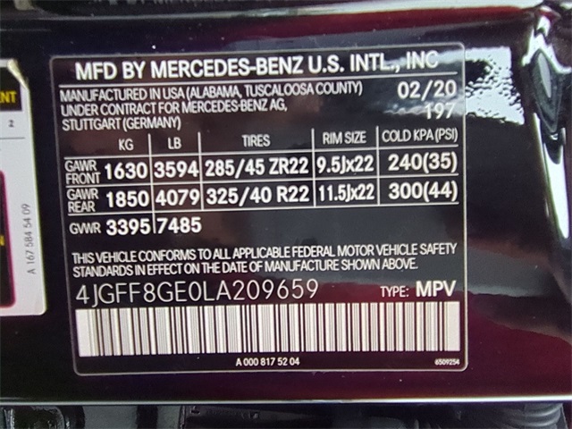 used 2020 Mercedes-Benz GLS car, priced at $39,911