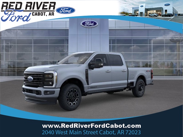 2025 Glacier Gray Metallic Tri-Coat Ford Super Duty F-250 SRW Platinum Truck