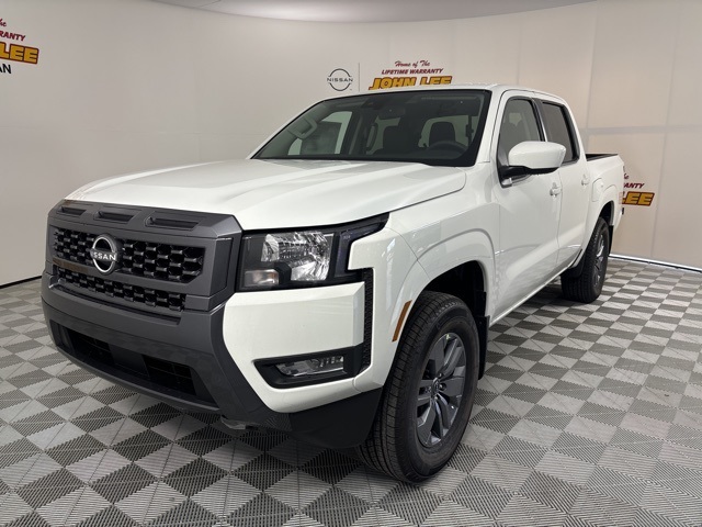 2025 Glacier White Nissan Frontier SV 4X4 Truck