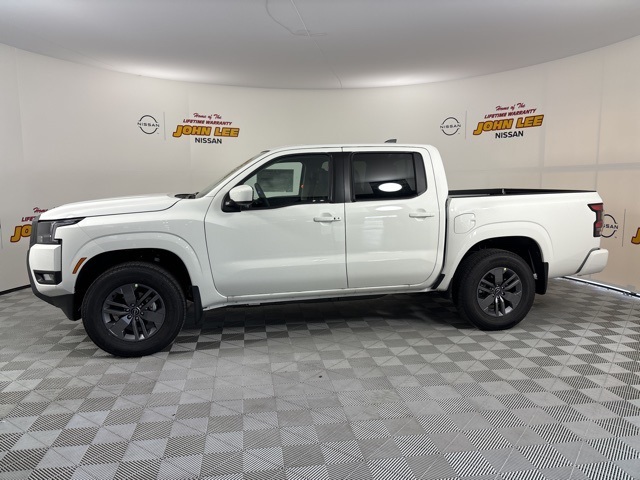 2025 Glacier White Nissan Frontier SV 4X4 Truck