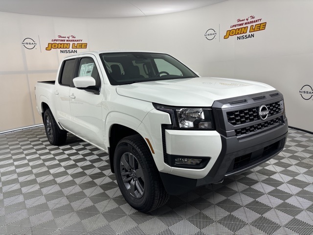 2025 Glacier White Nissan Frontier SV 4X4 Truck