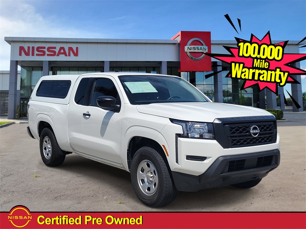 2024 Glacier White Nissan Frontier S Truck