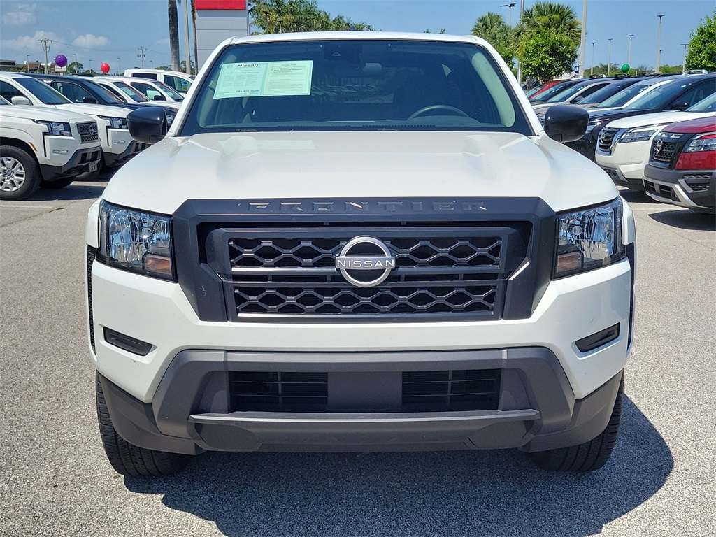 2024 Glacier White Nissan Frontier S RWD Truck
