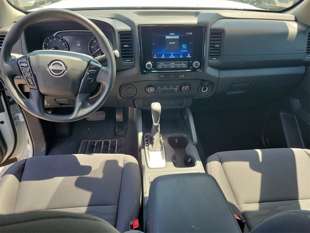 2024 Glacier White Nissan Frontier S RWD Truck