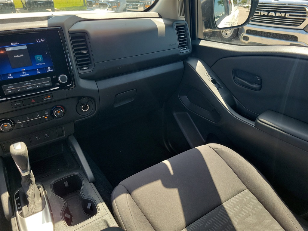 2024 Glacier White Nissan Frontier S RWD Truck