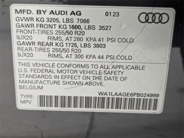 used 2023 Audi e-tron car, priced at $30,981