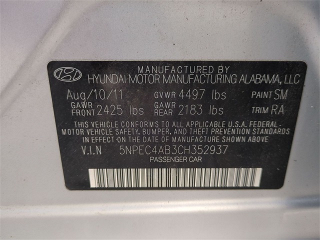 used 2012 Hyundai Sonata car, priced at $8,211