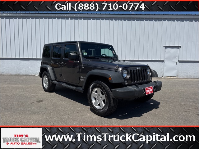 2017 Granite Crystal Metallic Clearcoat Jeep Wrangler Unlimited Unlimited Sport SUV