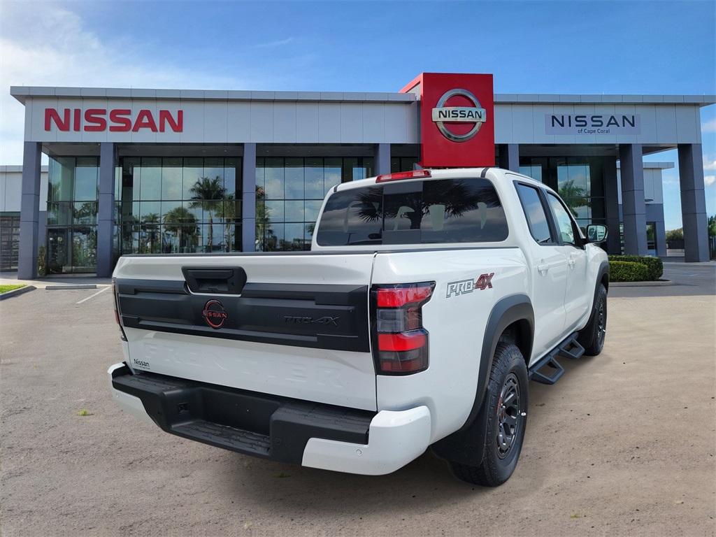 2025 Glacier White Nissan Frontier PRO-4X 4X4 Truck