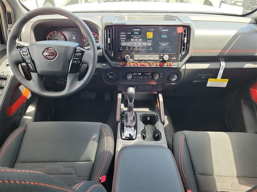 2025 Glacier White Nissan Frontier PRO-4X 4X4 Truck