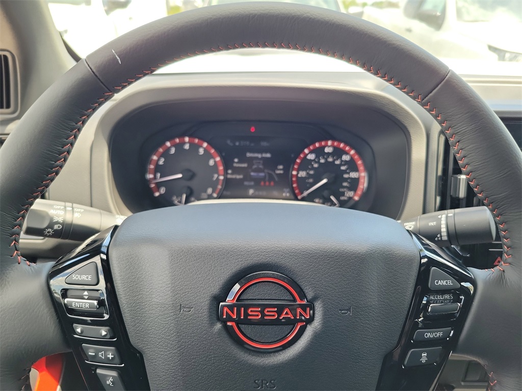 2025 Glacier White Nissan Frontier PRO-4X 4X4 Truck