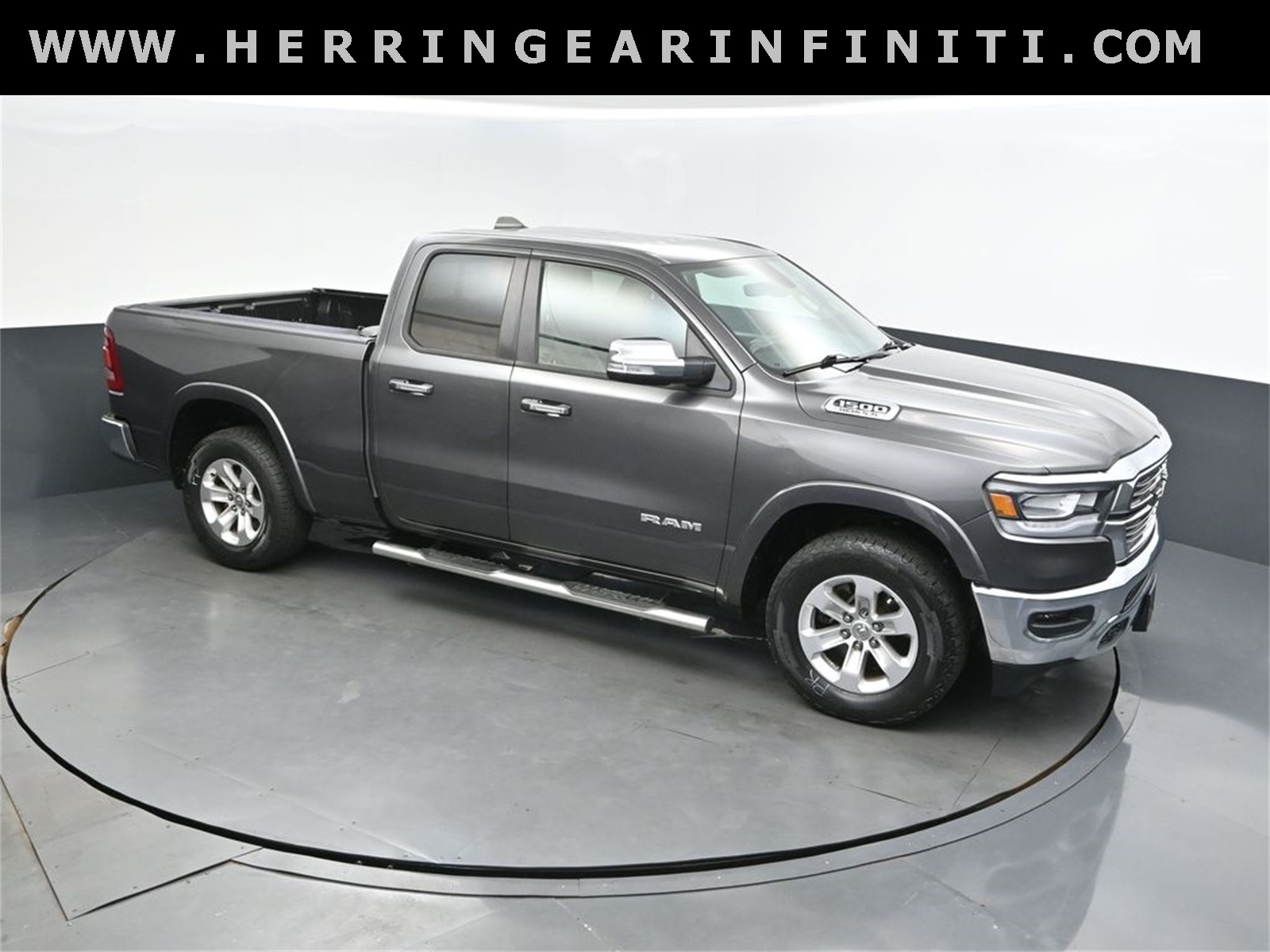 2019 Granite Crystal Metallic Clearcoat Ram 1500 Laramie Truck