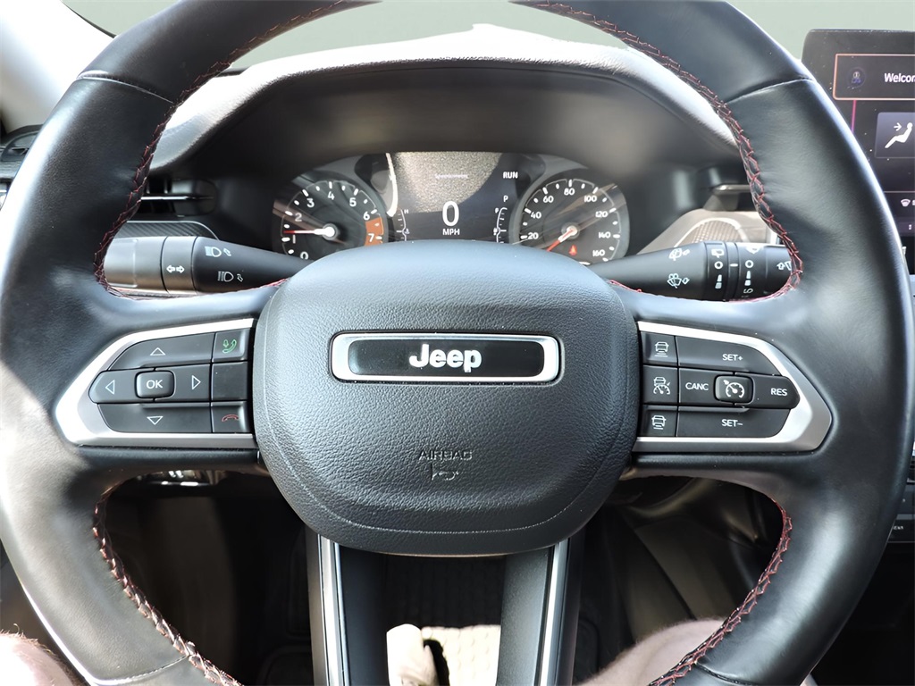 2022 Diamond Black Crystal Pearlcoat Jeep Compass Trailhawk 4X4 SUV