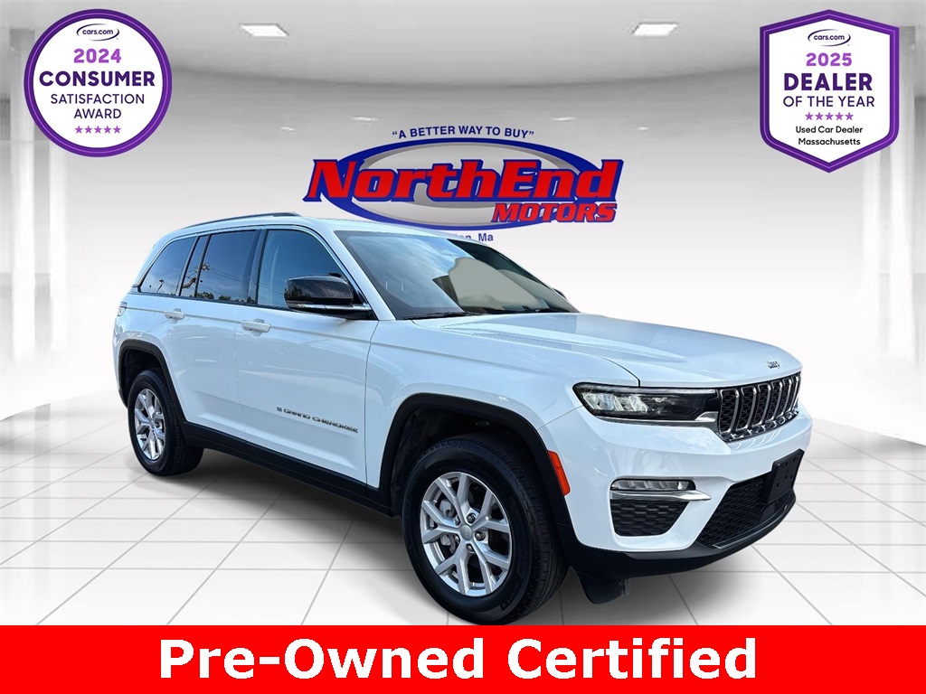 2022 Bright White Clearcoat Jeep Grand Cherokee Limited SUV