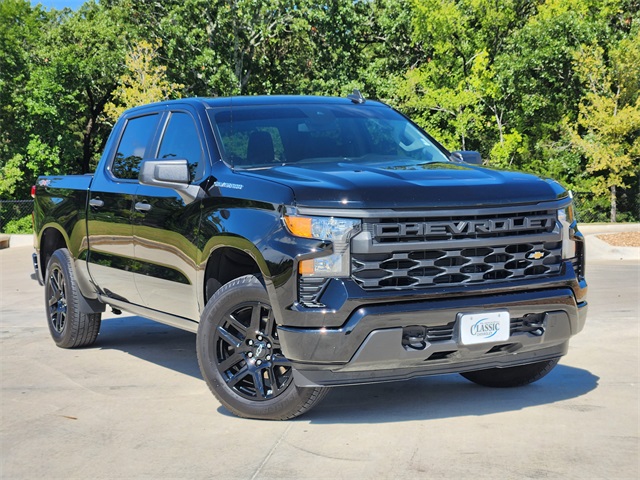 2024 Black Chevrolet Silverado 1500 Custom Truck