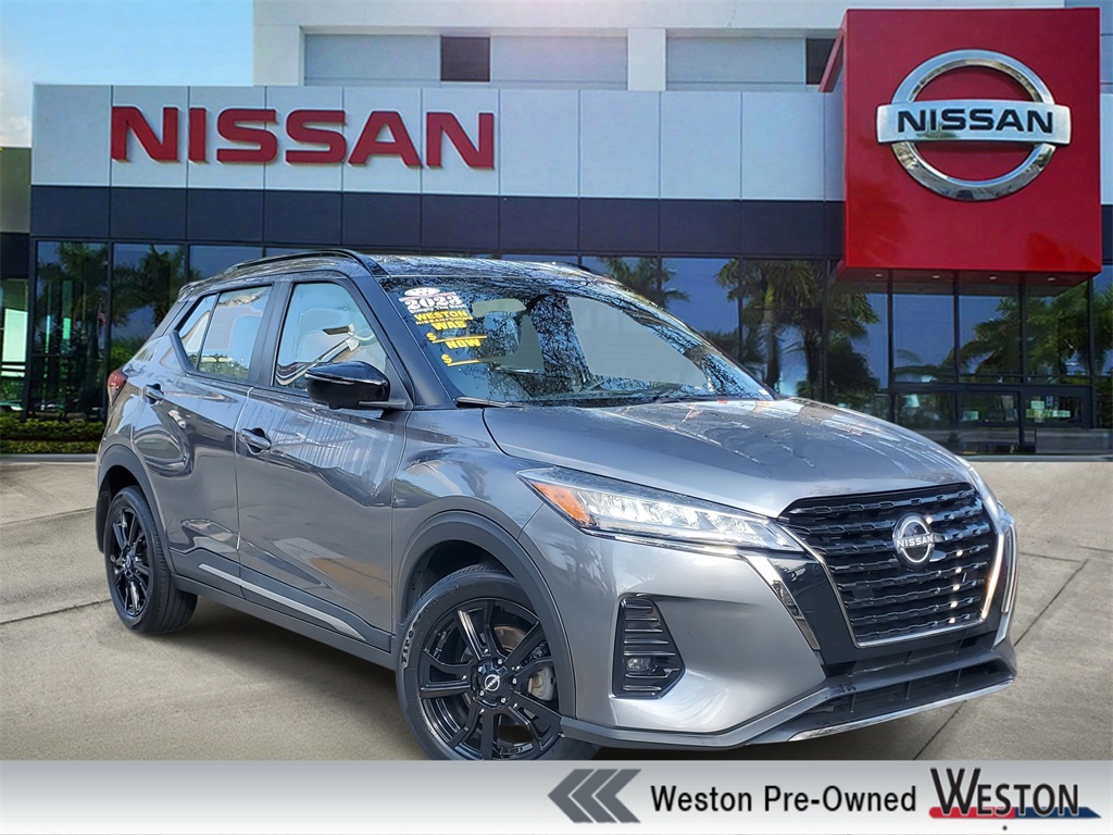 used 2023 Nissan Kicks car, priced at $18,595