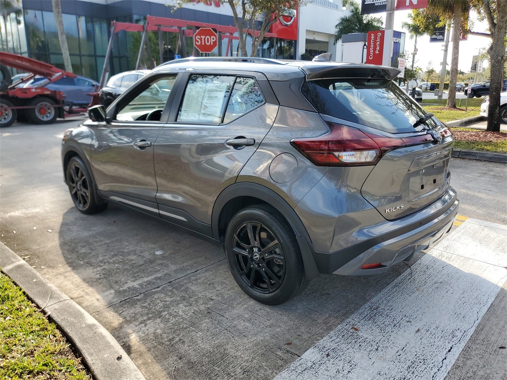 used 2023 Nissan Kicks car, priced at $18,595