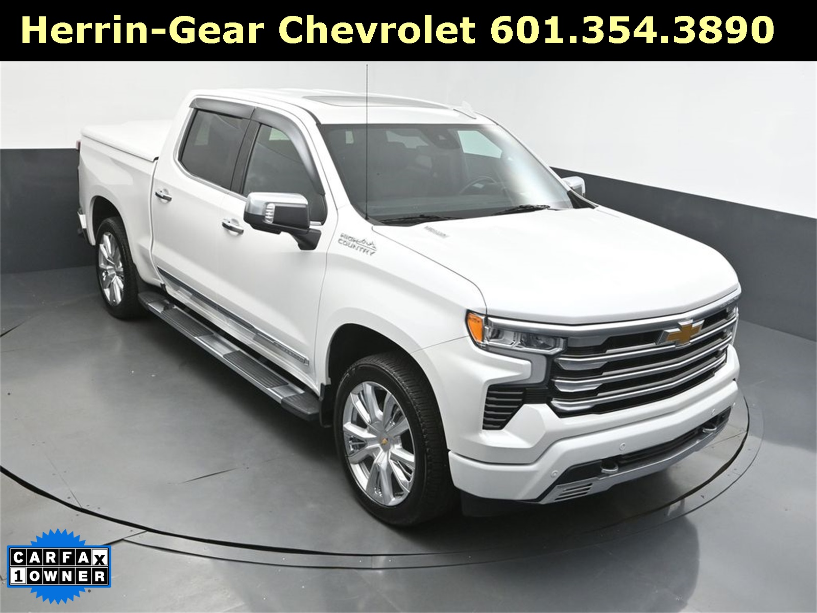 2024 Iridescent Pearl Tricoat Chevrolet Silverado 1500 High Country 4X4 Truck