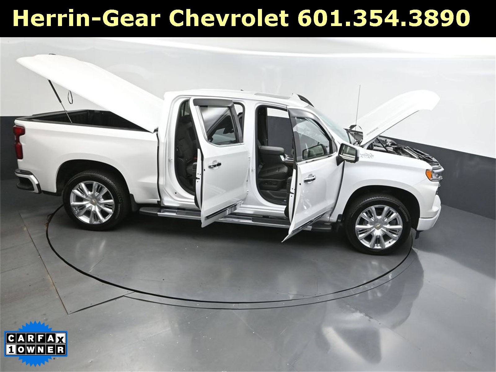 2024 Iridescent Pearl Tricoat Chevrolet Silverado 1500 High Country 4X4 Truck
