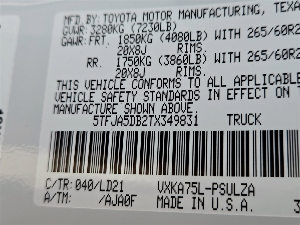 Used 2026 Toyota Tundra Truck